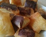 あまった春巻きの皮・餅でパリッと餅チョコ作り方9写真