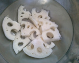 簡単　イカと　蓮根　玉ねぎの　中華煮作り方1写真