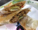 変わり春巻き！持って食べる焼きそば♪作り方5写真