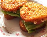 夜食・お弁当に♡焼きおにぎりバーガー作り方5写真