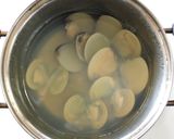 はまぐりと花麩のお吸い物❀昆布出汁で作り方5写真