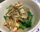 菜の花のガーリックちりめん和え作り方3写真