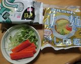 マルちゃん正麺冷し中華☆豆乳ちょい足し作り方1写真