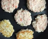 簡単☆ヘルシー☆鶏・豆腐のつくねバーグ作り方3写真