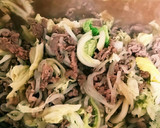 牛こまでご馳走気分♪すき焼き風煮作り方9写真