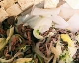 牛こまでご馳走気分♪すき焼き風煮作り方10写真