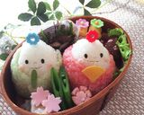 しずく型おにぎりでお雛様弁♪作り方7写真