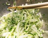 塩もみ大根の大葉和え作り方4写真