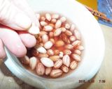 切干大根と芋がらの煮物落花生入り作り方2写真