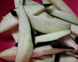 茄子と胡瓜で♪豚バラの甘酢みそ炒め作り方3写真