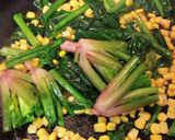 ほうれん草のコーンバター作り方3写真