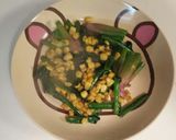 ほうれん草のコーンバター作り方4写真