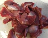 犬ごはん★砂肝、レバージャーキー作り方1写真