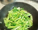 小松菜と卵のオイスターソース炒め作り方3写真