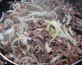 簡単♡牛こま肉すりおろし玉葱炒め★作り方4写真
