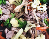秘密の！豚肉とカリフラワーの卵中華炒め作り方5写真