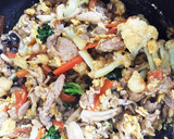 秘密の！豚肉とカリフラワーの卵中華炒め作り方8写真