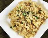 麺つゆで簡単！もやしの炒り豆腐作り方6写真