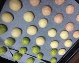 材料4つ！抹茶苺プレーンのスノーボール☆作り方7写真