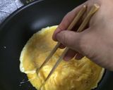 葱クリームのオムレツ作り方4写真