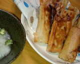 鶏ミンチの和風春巻き作り方6写真