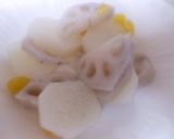 レンコンと山芋のあんかけ　簡単作り方1写真