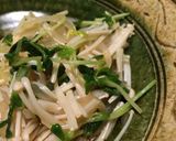 豆苗とえのきと玉ねぎのポン酢合え作り方5写真