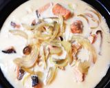 タジン鍋で作る！石狩豆乳鍋☆作り方3写真