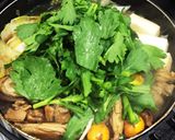 鶏すき焼き。今日は鶏の日、明日は親子丼！作り方5写真