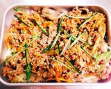 花粉症対策！野球少年のジンギスカン弁当作り方6写真