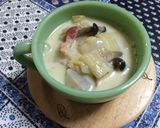 白菜と里芋の豆乳シチュー作り方6写真