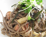 お蕎麦を使って♪超簡単で美味しい！和風パスタ作り方6写真