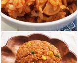 巻く手間なし！目玉焼きのせチキンライス♪作り方6写真