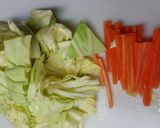 野菜たっぷり焼肉風丼作り方1写真