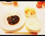 簡単照り焼きハンバーグ☆ロコモコ丼にも作り方5写真