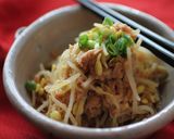 豆もやしとツナのコチュ醤油麹和え作り方4写真