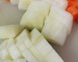 牛すじ肉と根菜の味噌汁♪作り方2写真