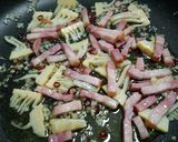 たけのこ と キャベツのペペロンチーノ作り方6写真