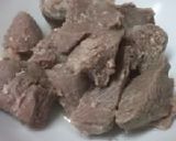 牛すね肉と塩麹でおつまみとスープ作り方3写真