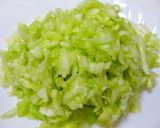✿豚・茗荷・キャベツの胡麻マヨ和え✿作り方1写真