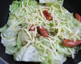 ウインナーとキャベツの味噌チーズ炒め作り方7写真