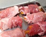 白菜の芯でシャキシャキ肉巻き作り方3写真
