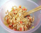 節約♪ネギとカニカマでうまうま豆腐作り方3写真