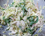 ✿豚・茗荷・キャベツの胡麻マヨ和え✿作り方8写真