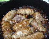 白菜の芯でシャキシャキ肉巻き作り方7写真