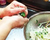 海苔が香る、水菜とエノキのもみ海苔和え作り方6写真
