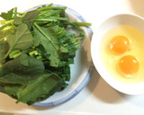 簡単！美味しい！ほうれん草と卵の炒め作り方1写真