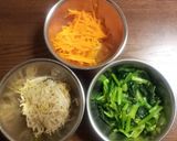 マルちゃん製麺ごまだれ冷しビビンバ作り方1写真