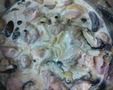 簡単♪鶏肉ときのこの味噌クリーム煮作り方5写真