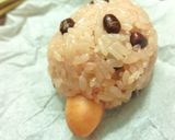プリッともちっと❂ごてあら赤飯おにぎり。作り方5写真